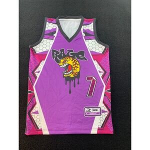 Rage Softball Jersey Youth L Purple 7 Cox Dynamic Athletic